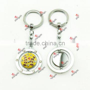 Metal Sports Ball Charms Key Ring Rotating Key Chain (SBK51126)