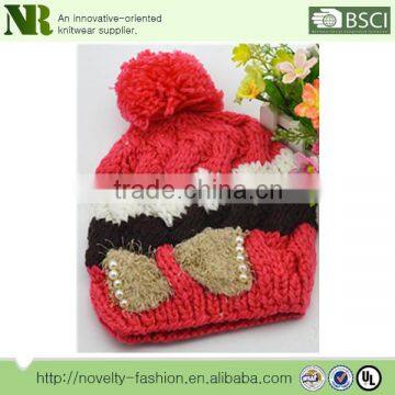 wholesale cute common lovely warm soft comfortable girl's hat