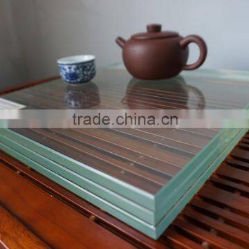 6.38mm -30mm clear and tinted laminated safety glass manufactures