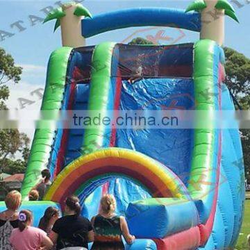 0.55mm PVC Material Super Jungle Inflatable Slide For Outdoor Event Park