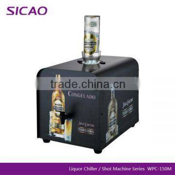 1 Bottle Ice Liquor Dispenser, Electric Liquor Cooler, LED Cold Shot Machine Dispenser