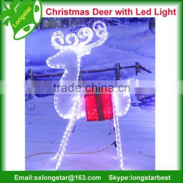 Beautiful Outdoor LED Christmas Deer With Led Lights