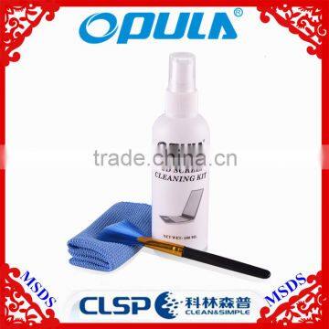 120ml eco-friendly cleaner OPULA cheaper 3in1 screen cleaning kit with MSDS