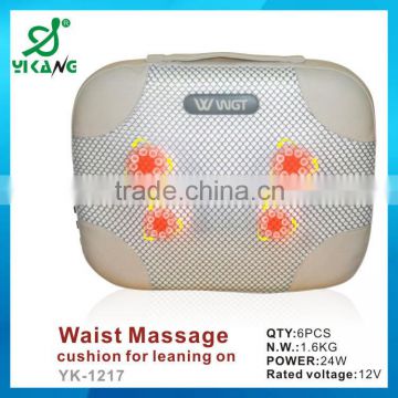 2015 New product Vibrating electric body massager Back shiatsu massager cushion