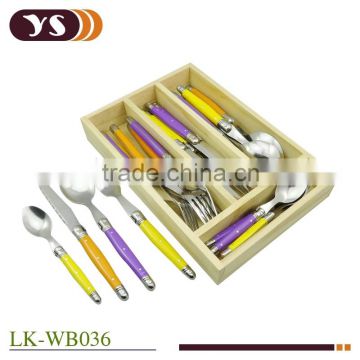 24pcs laguiole luxury cutlery set