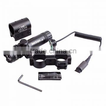 GREEN Laser Sight Dot Scope Hunting Rifle & Rail Mount & Box Set W/2 Switches