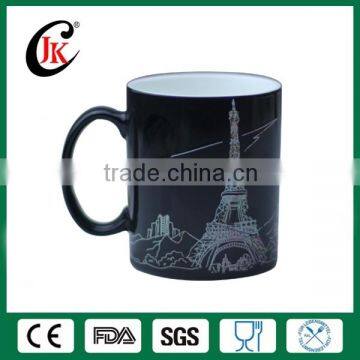 Wholesale 11oz ceramic color changing magic mug for advertising