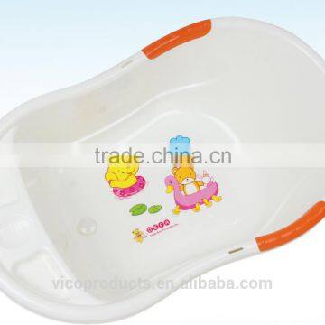 2016 how selling wholesale PP plastic portable safe baby bath tub and basin bath sale support OEM factory for promotion