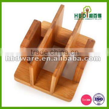 BSCI Factory High Quality Bamboo Wood Kitchen Napkin Holder Wholesale