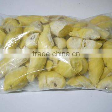 Thai Ao Chi ' s Frozen Durian Monthong Flesh ( Meat ) from Thailand certified HACCP, ISO 22000 , GMP, HALAL and KOSHER