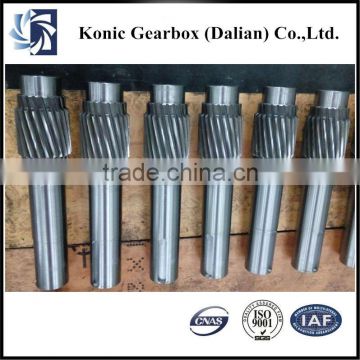 Professional 42CrMo high presicion customized large helical gear shaft with reasonable price in china