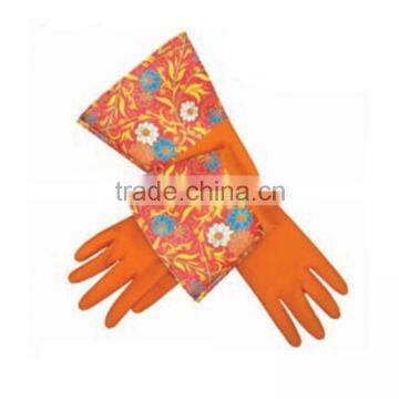 fashion latex kitchen gloves with CE approved