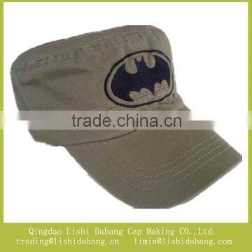 Custom military hat with embroidery logo