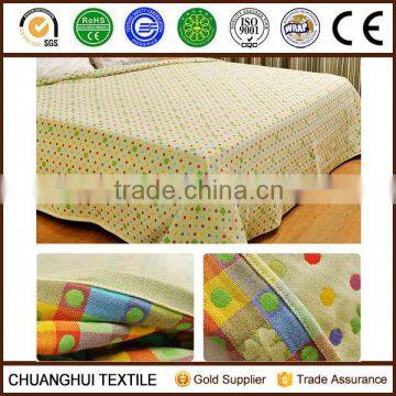 100% cotton colorful summer organic baby blanket also can be bed sheet