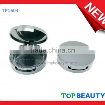 TP1604- Metallized Plastic Cosmetic Compact Blusher Case