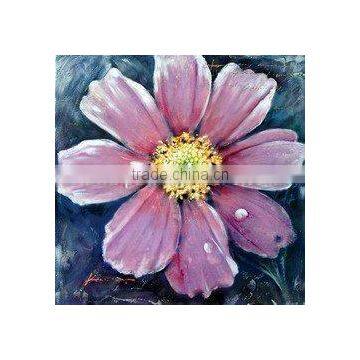 Canvas flower oil painting