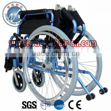 Strong frame life long warrenty Foldable Aluminum Lightweight Wheelchair