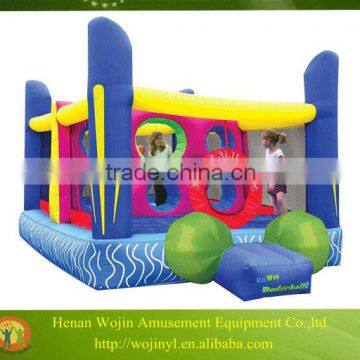 Inflatable combo castle for kids/inflatable games