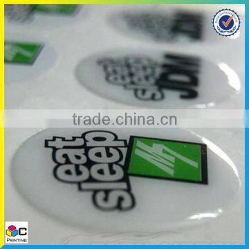 top quality environmental clear epoxy resin sticker,custom epoxy sticker, custom dome sticker