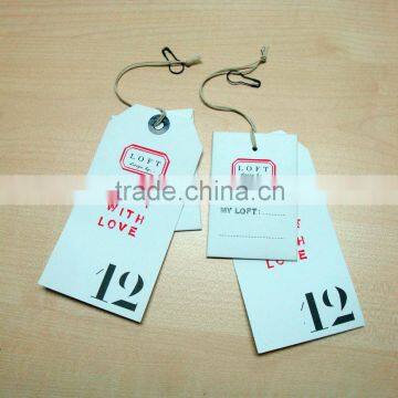 White Board With Paper Eyelet 2in1 Hang Tag photo-4