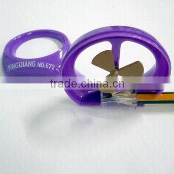 Windmil type pencil sharpener, plastic sharpener