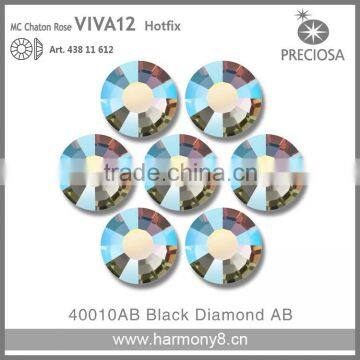 PRECIOSA Flatback Rhinestone Hotfix in colors AB