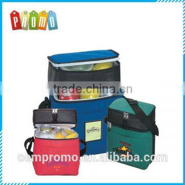 Promotional Nylon 6 Pack Plus Insulated Lunch Box, cooler bag