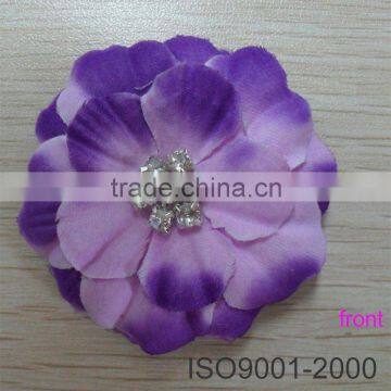 Handmade Fabric Flower With Gems
