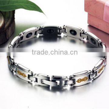 Aquarius Elegant Stainless Steel Magnetic Therapy Pain Relief Bracelet for Arthritis and Carpal Tunnel photo-4