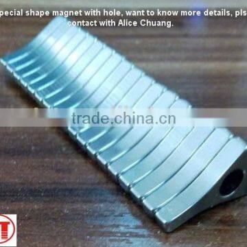 High Quality Special Shaped with special holes Ndfeb Magnet