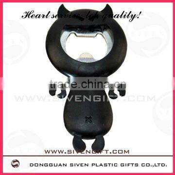 Fashion black devil bottle opener