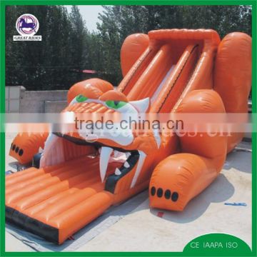 large kid slide inflatable crocodile slide for sale