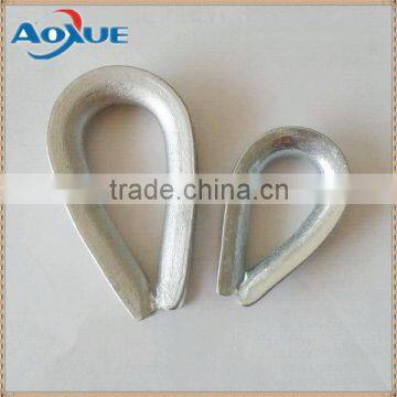 DIN3090 wire thimble, galvanized wire rope thimble ring