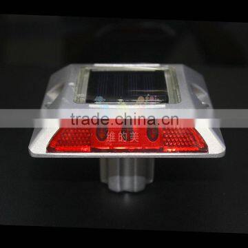 Square Aluminum Red Epistar LED Cat Eye Reflector Solar LED Road Stud photo-6