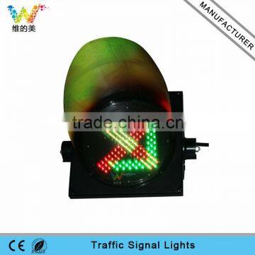 Super brightness 300mm PC toll station led warning red green traffic light