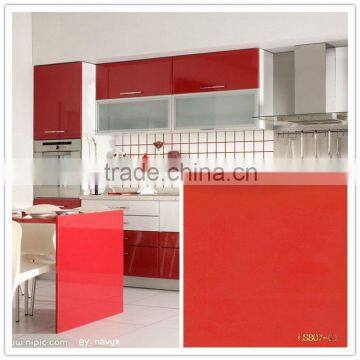 solid color laminate kitchen cabinet door foil for door