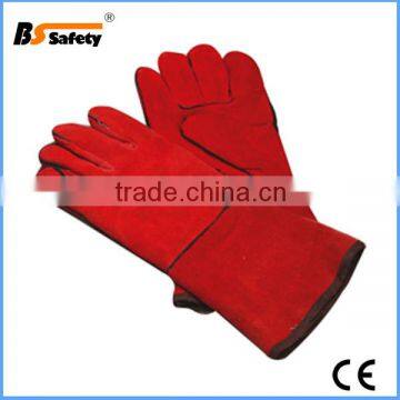 BSSAFETY cheap leather welding industrial work glove