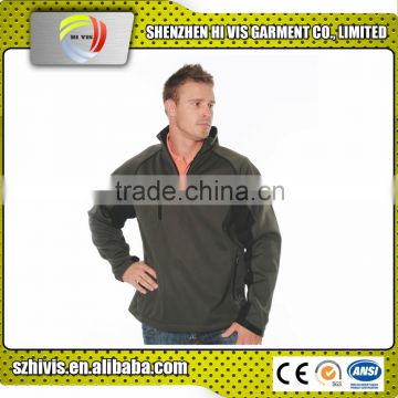 breathable and health sports cotton custom fleece jacket mens