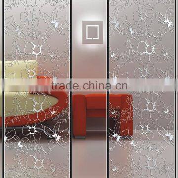 clear titanium glass for room divider glass