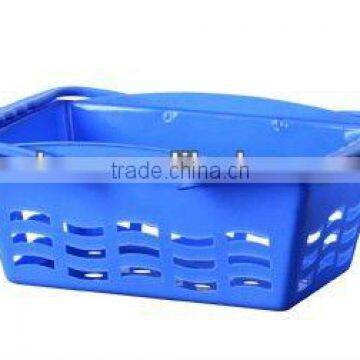 plastic bath basket with handle