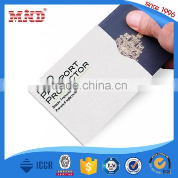 MDBS43 Manufacturer RFID blocking plastic business card sleeve