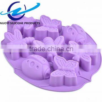 8 Cavities Silicone Insects Cake Mold Silicone Mold LFGB