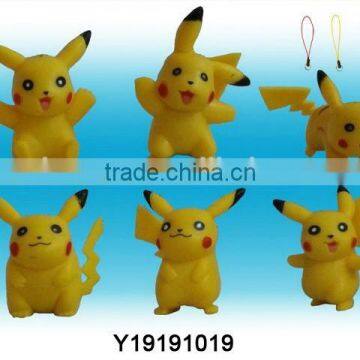 Plastic PVC Doll with Keychain Promotion Gift Small Toy Y19191019