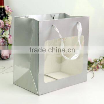 New fancy logo printed shopping bag ,gift bag,paper bag with handle