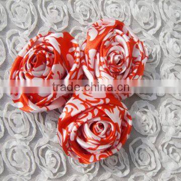 Direct Manufacturer Cheap Item to Sell Ribbon Satin Rose Flower Artificial Design for Holiday/party/tutu Dress Supplies photo-6
