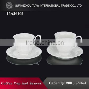 Elegant style coffee/tea cup set wholesale coffee cup & saucer