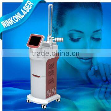 Wrinkle Removal Co2 Laser Machine Vertical / Co2 FDA Approved 10.6um Fractional Laser Cost / Facial Resufacing Face Lifting