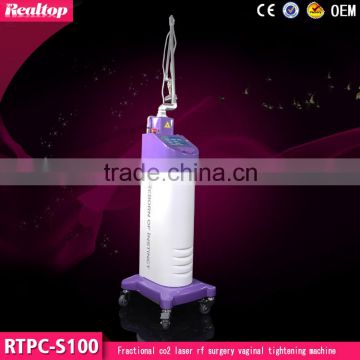 Skin Resurfacing Vaginal Tightening Laser Equipment Co2 Fractional Beauty Spot Scar Pigment Removal Salon Salon Instrument For Sale Vaginal Tightening Device Skin Regeneration Arms / Legs Hair Removal