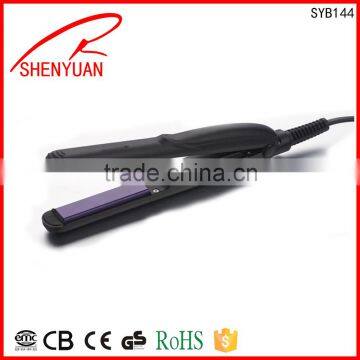 Low price Ceramic new design hair straightener LED Temperature Display Hair Crimper ptc salon