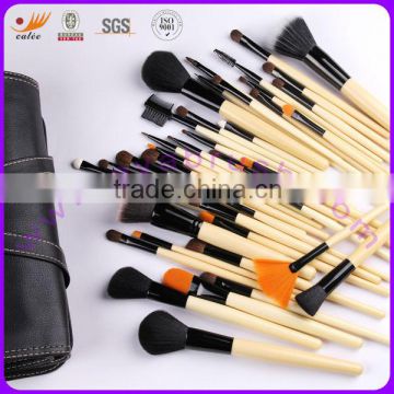 40-piece Cosmetic/Makeup Brush Set with animal and Synthetic Hair, Various Handle Colors are Available